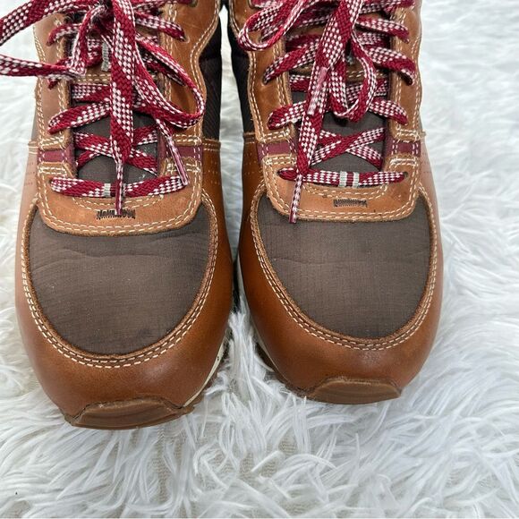 L.L. Bean Mens 8 Brown Leather & Nylon Trail Sneakers Hiking Outdoor Comfy Shoes main image 9